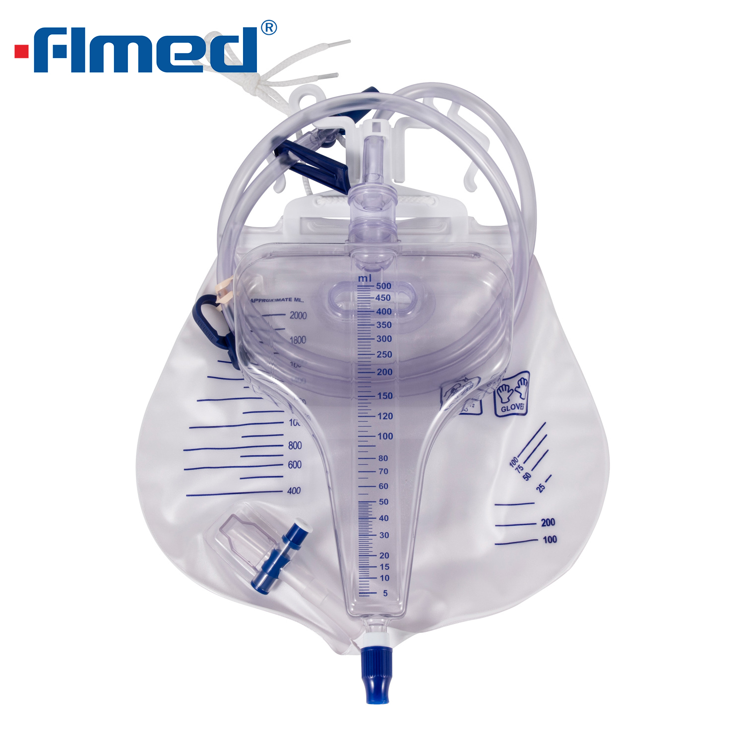 Sac De Drainage D Urine De Ml Avec Compteur D Urine De Ml Du