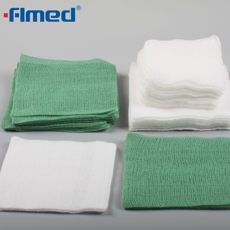 GAUZE PRÉPUT MÉDICALE non stérile (7,5 x 7,5 cm, 8 pli, 19 x 15) du