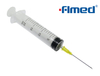 Disposanle 20 ml Syringe avec aiguille hypodermique 20 g, 1/2 "pouce CE marqué