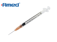 Syringe et aiguille d'insuline 1 ml 25g x 16 mm CE marqué