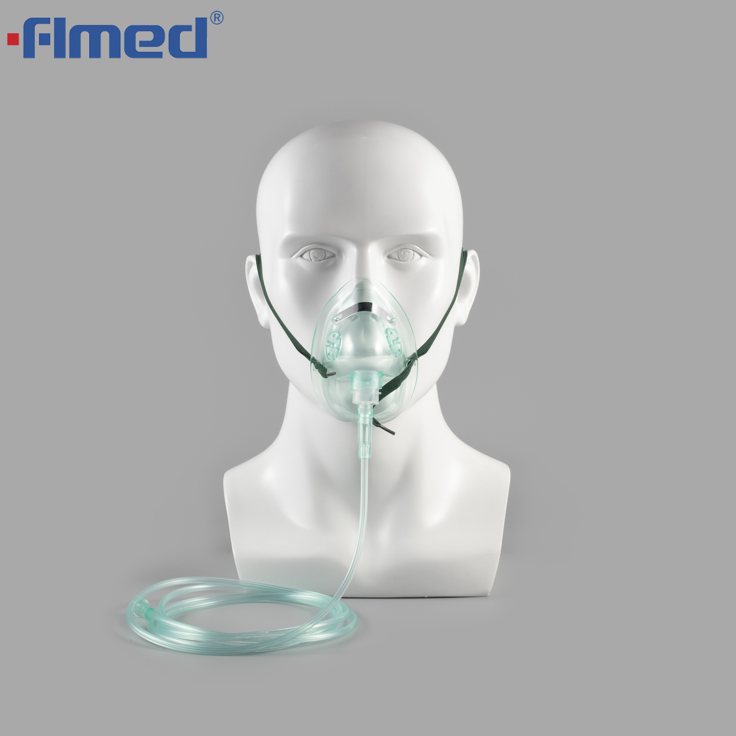 Masque à oxygène jetable médical avec tube pour adulte et pédiatrique