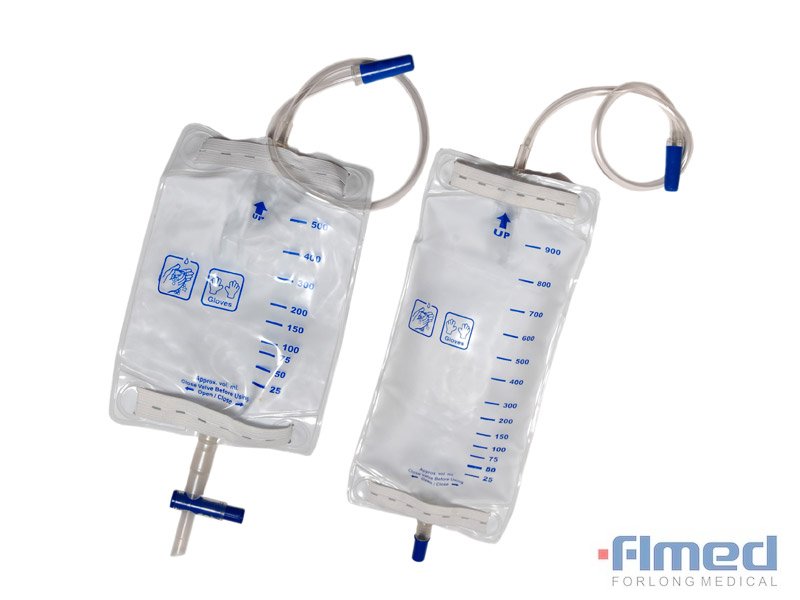 Sac de jambe de drainage urinaire jetable stérile médicale