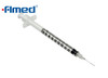 Syringe et aiguille d'insuline 0,5 ml 30 g x 8 mm (30g x 5/16 "pouce)